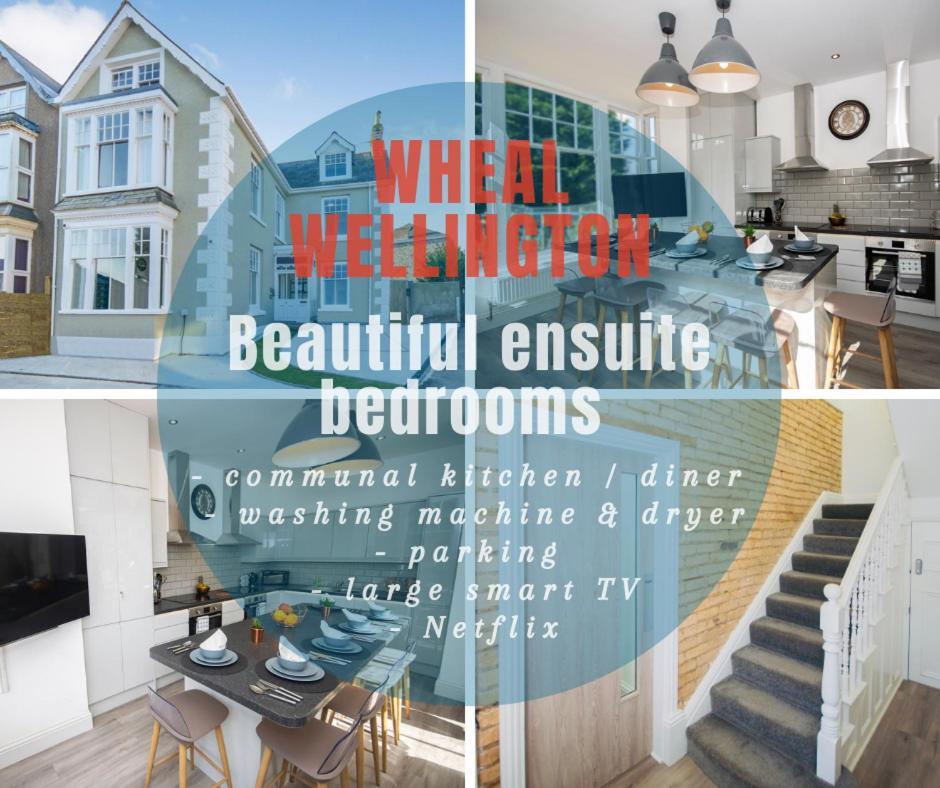 Wheal Wellington - Gorgeous Ensuite Bedrooms With Access To A Beautiful Shared Kitchen In A Lovingly Renovated Property Camborne Zewnętrze zdjęcie